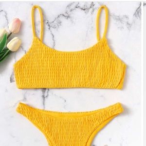 Smocked bikini